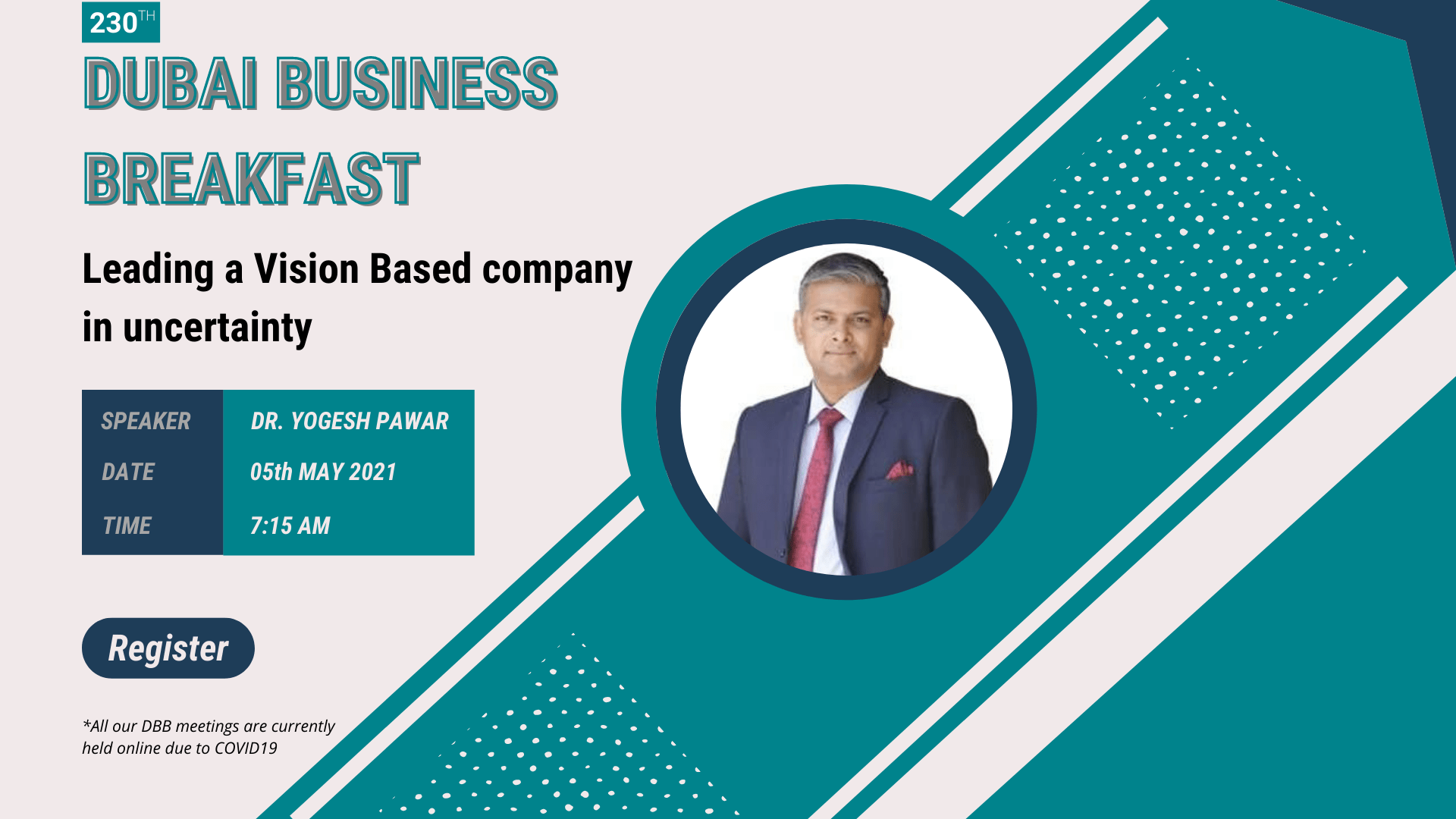 Leading a Vision Based company in uncertainty
